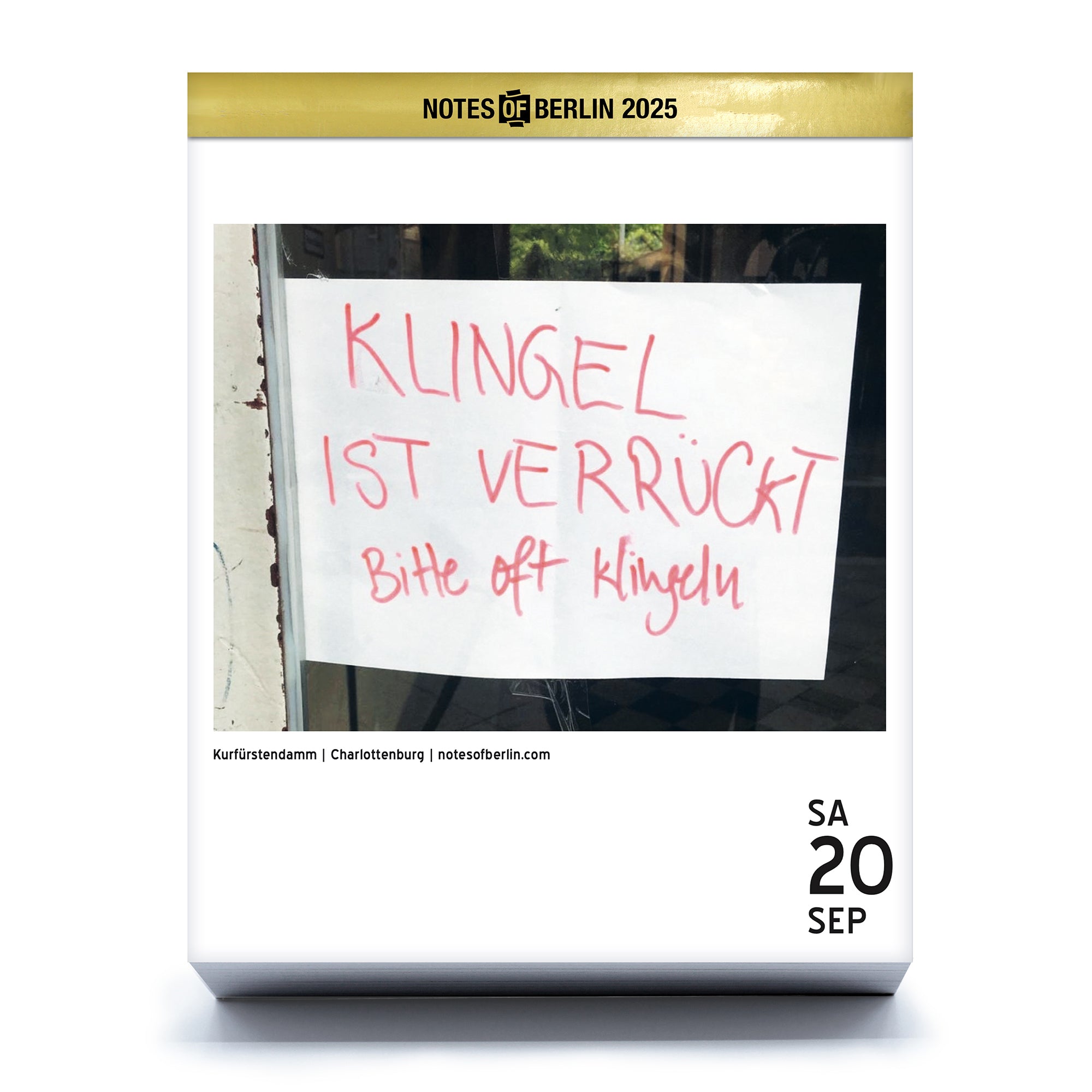 Notes of Berlin 2025