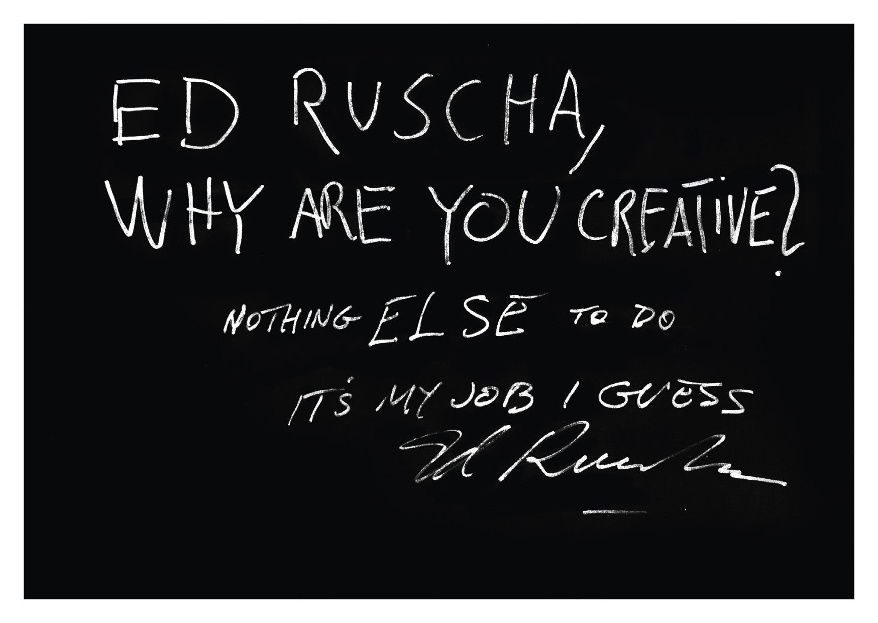 Why Are You Creative?