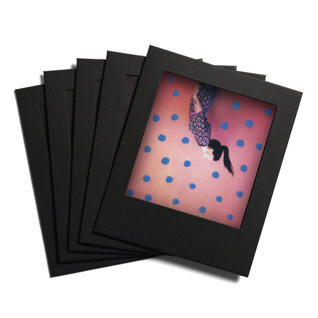 5 x Instant Photocards „Black“