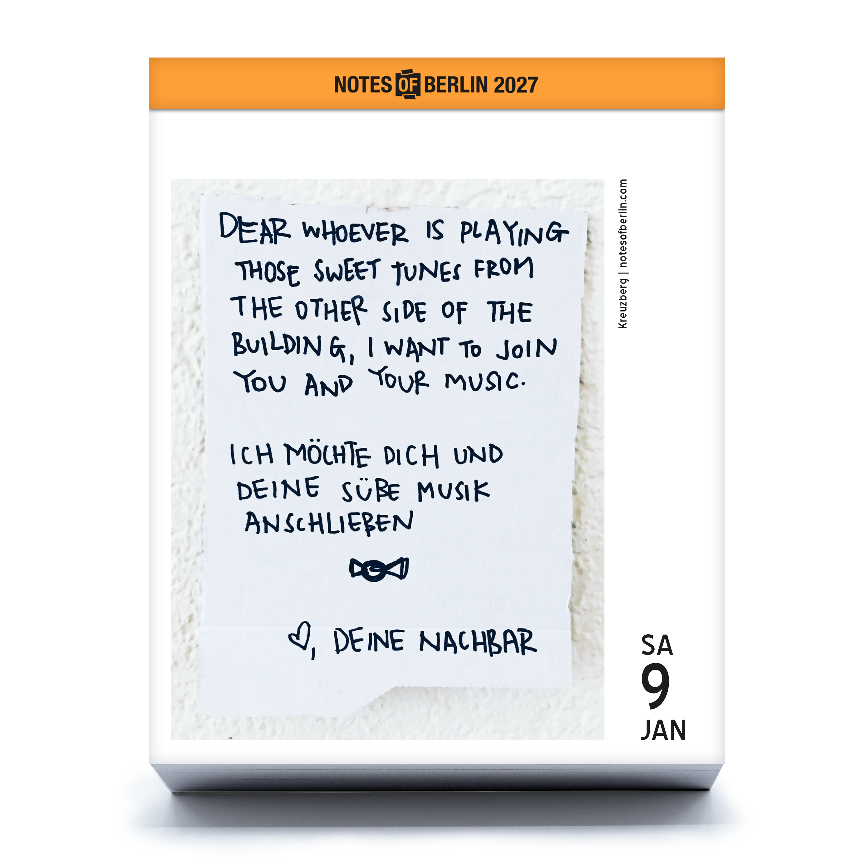 Notes of Berlin 2027