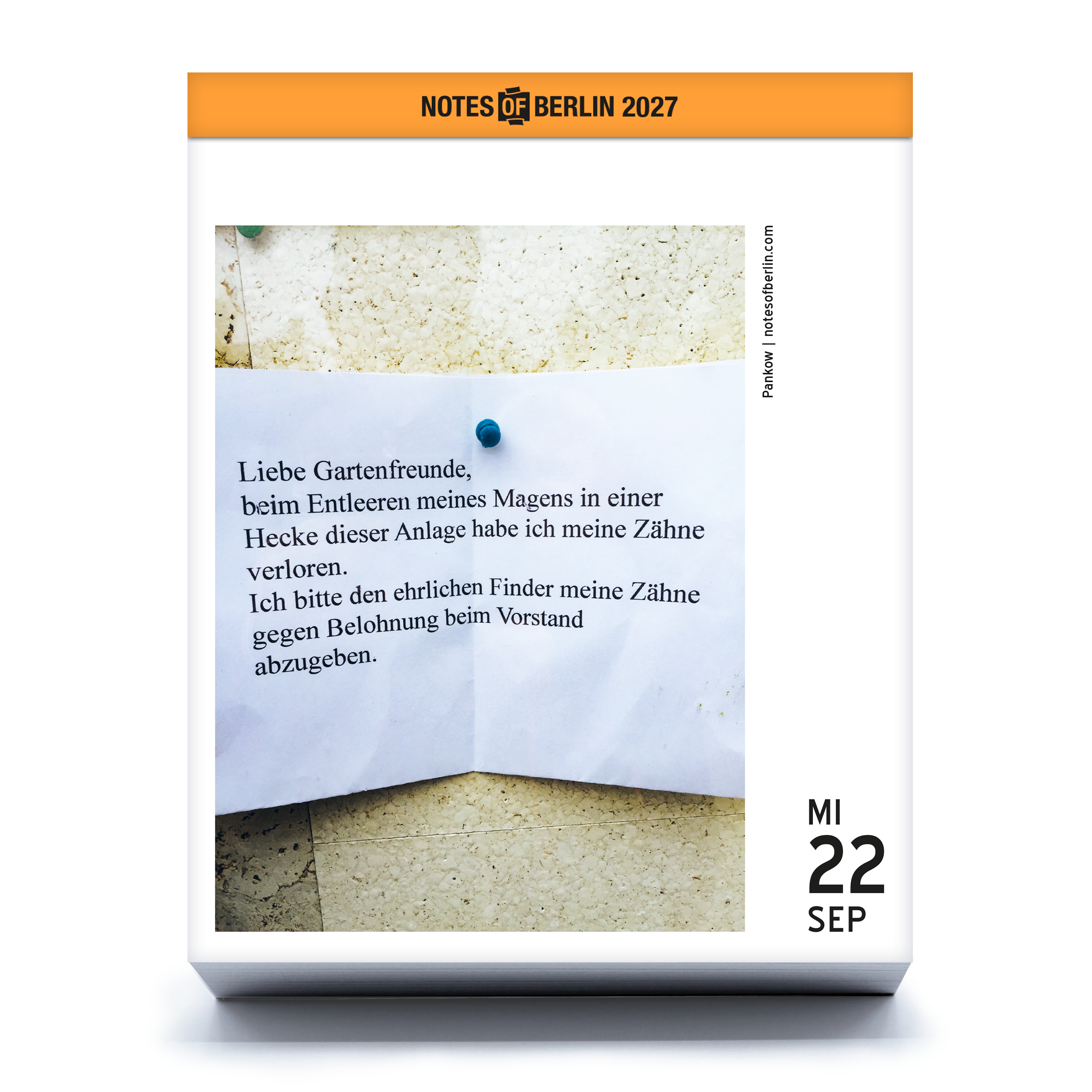 Notes of Berlin 2027