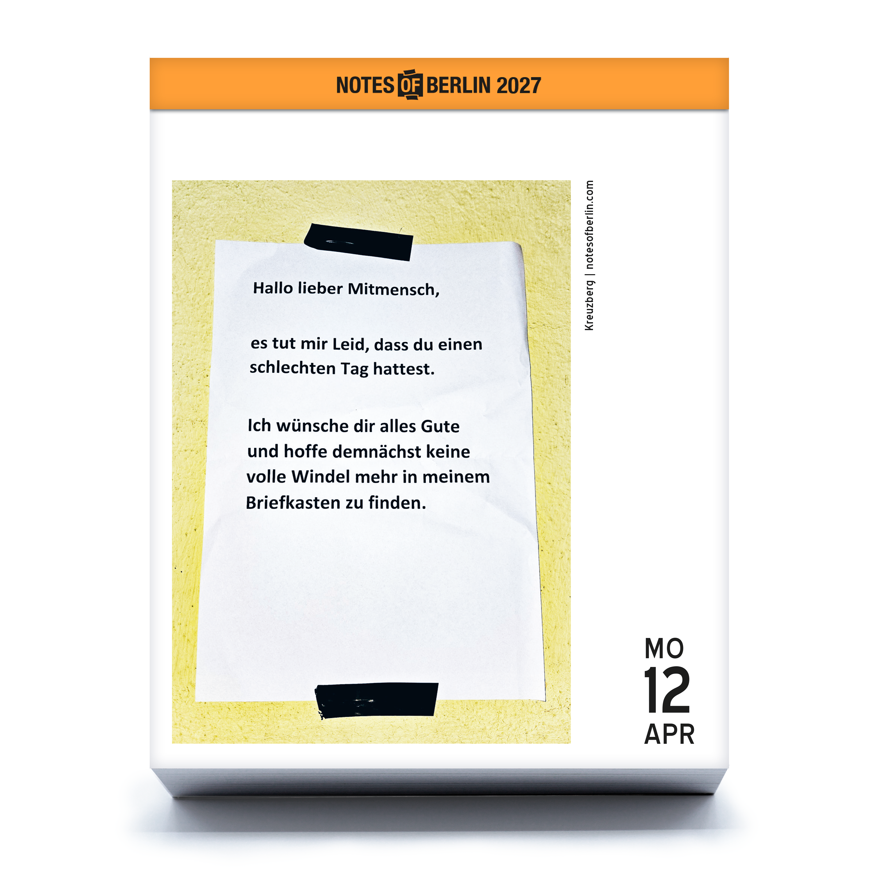 Notes of Berlin 2027