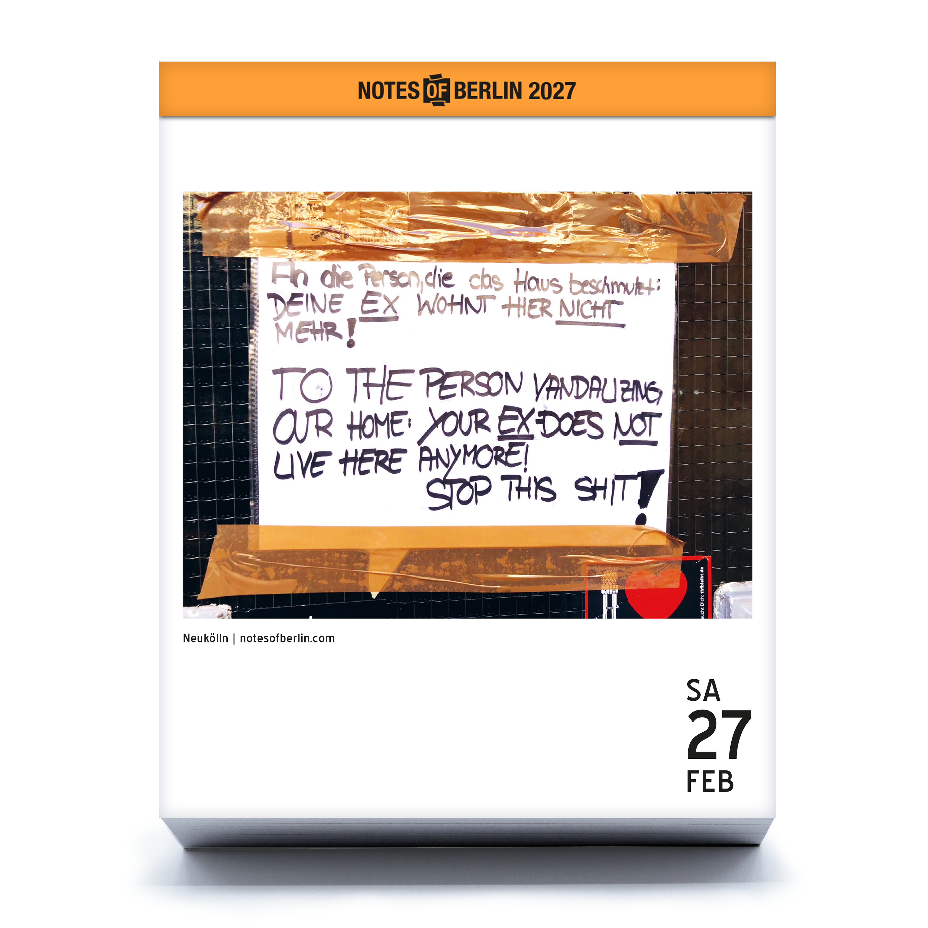 Notes of Berlin 2027