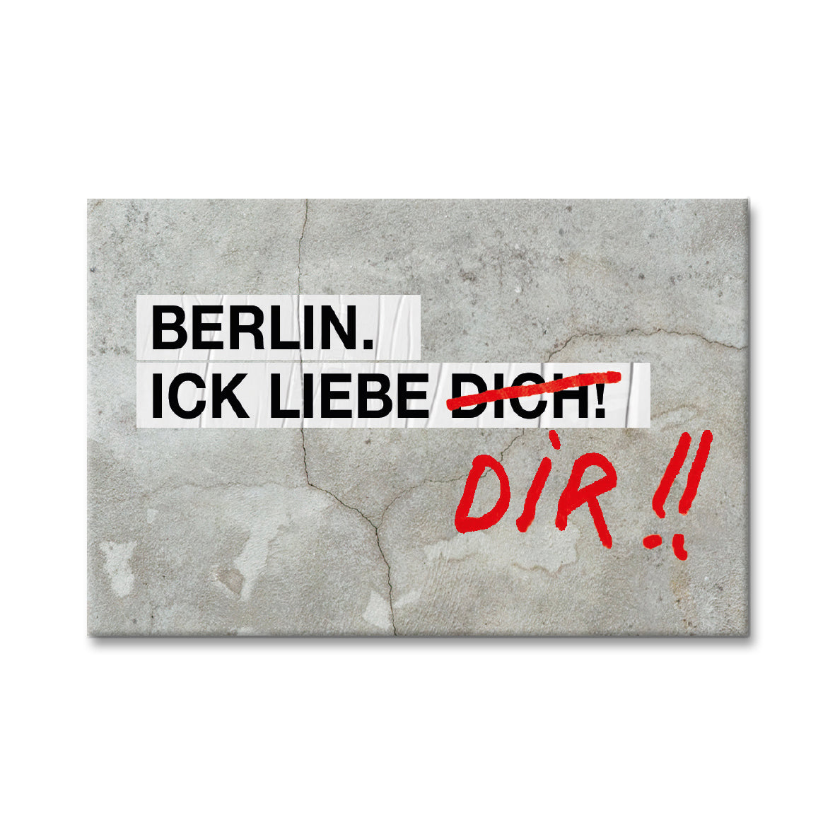 Magnet „Ick liebe Dir“