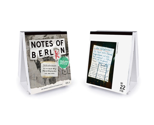 Notes of Berlin 2017