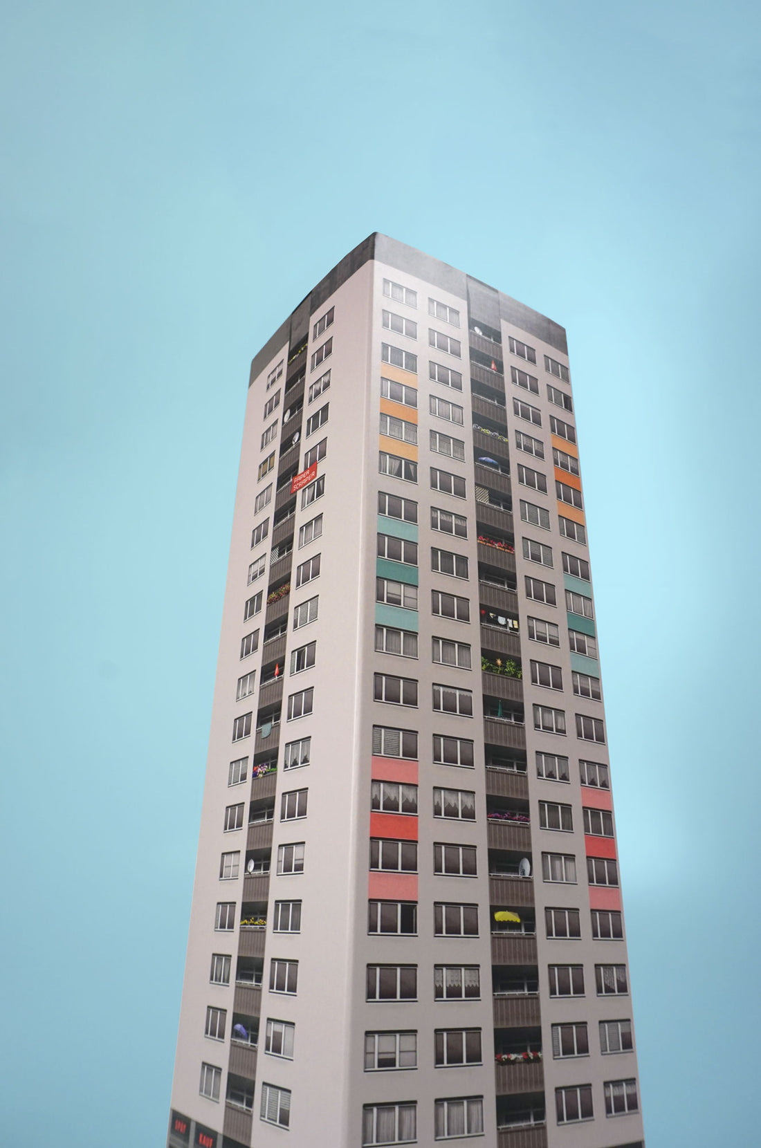 Paperscraper® „Plattenbau Berlin“