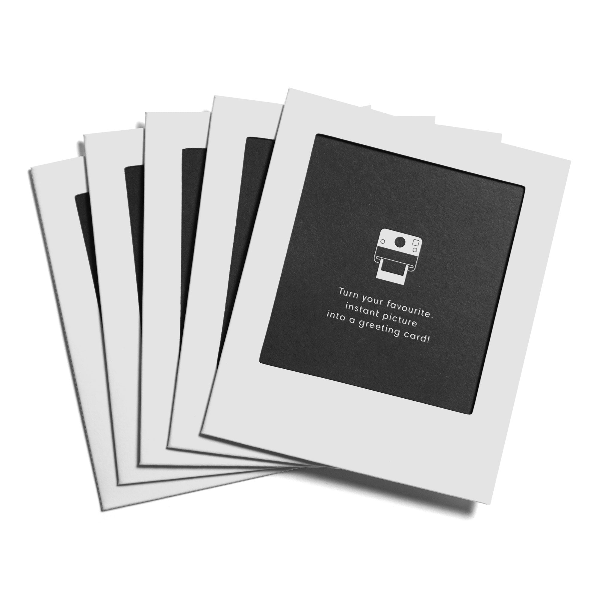 5 x Instant Photocards „White“